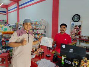 Mesin KasirPKU bersama Arrazaq Mart Pekanbaru